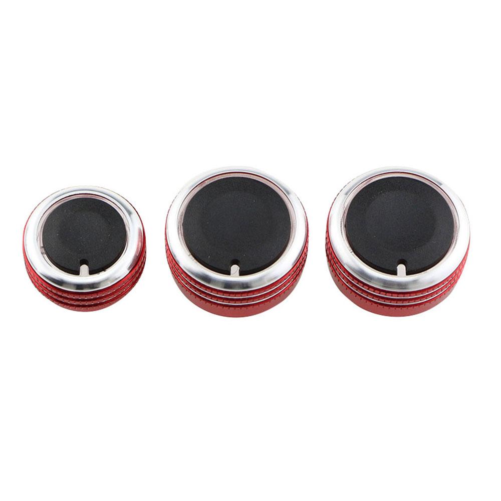 3Pcs Car AC Knob for Volkswagen VW Golf 5 MK5 Jetta Tiguan Touran Passta B6 B7 3C for Skoda Octavia A5 Air Conditioning Knobs