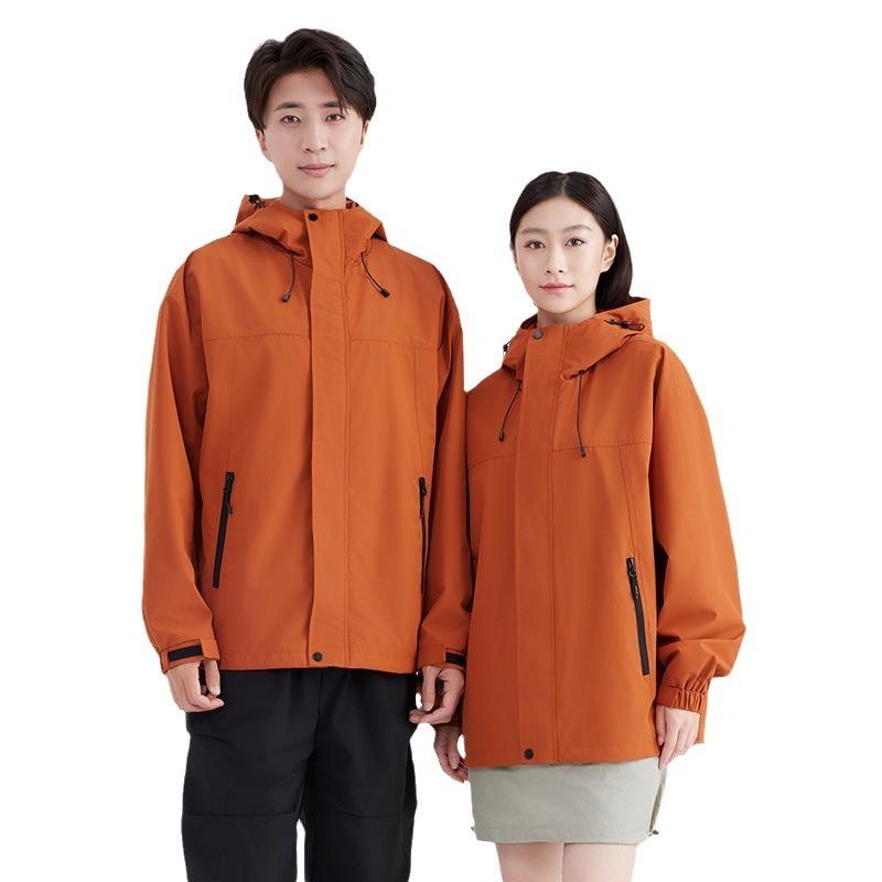 New mountain single-layer jacket women's, sports windbreaker Chunya spinning inner YKK single-punch waterproof jacket men
