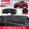 For MAZDA CX-5 2013-2016 CX5 Car Dashboard Cover Mat Sun Shade Pad Avoid Light Mat Instrument Carpet Protection Accessories