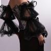 Bridal Arm Sleeves Flared Sheer Bishop Sleeve Design Perfect Pairing With Various Gowns