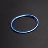 1pcs Blue Titanium Car Steering Wheel Cover Trim For Toyota Camry 2018-