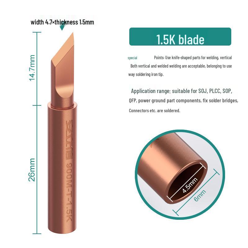 

936 Паяльник електричний з внутрішнім нагрівом, наконечник з чистої міді - Наконечник-ніж підковоподібний, Без кисню, Надзвичайно гострий та швидко нагрівається.