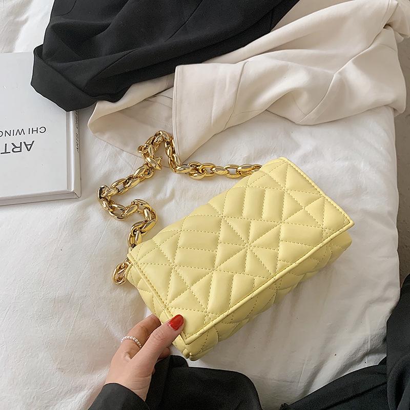 Shoulder Bag Thick Chain Handbag Girl Casual Handbags Women Lady