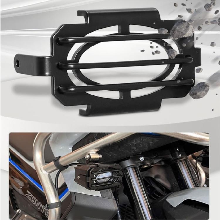 Easy Installation Motorcycle LED Fog Light Protectors Guard Foglight Lamp Cover for ZONTES 368G Impact Resistant Cover