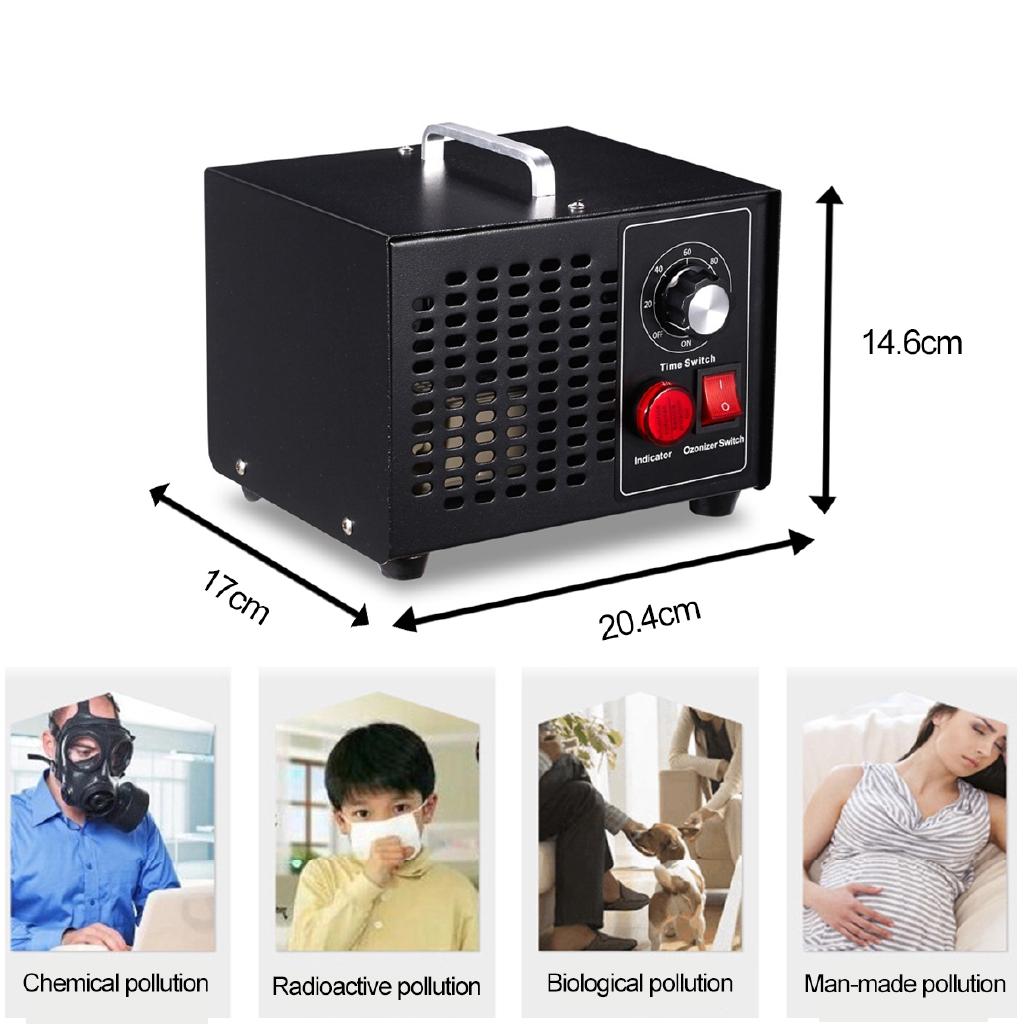 New Ozone Generator Ozonator Machine Air Purifier Disinfection Sterilization for Maldehyde Deodorizer Sanitizer