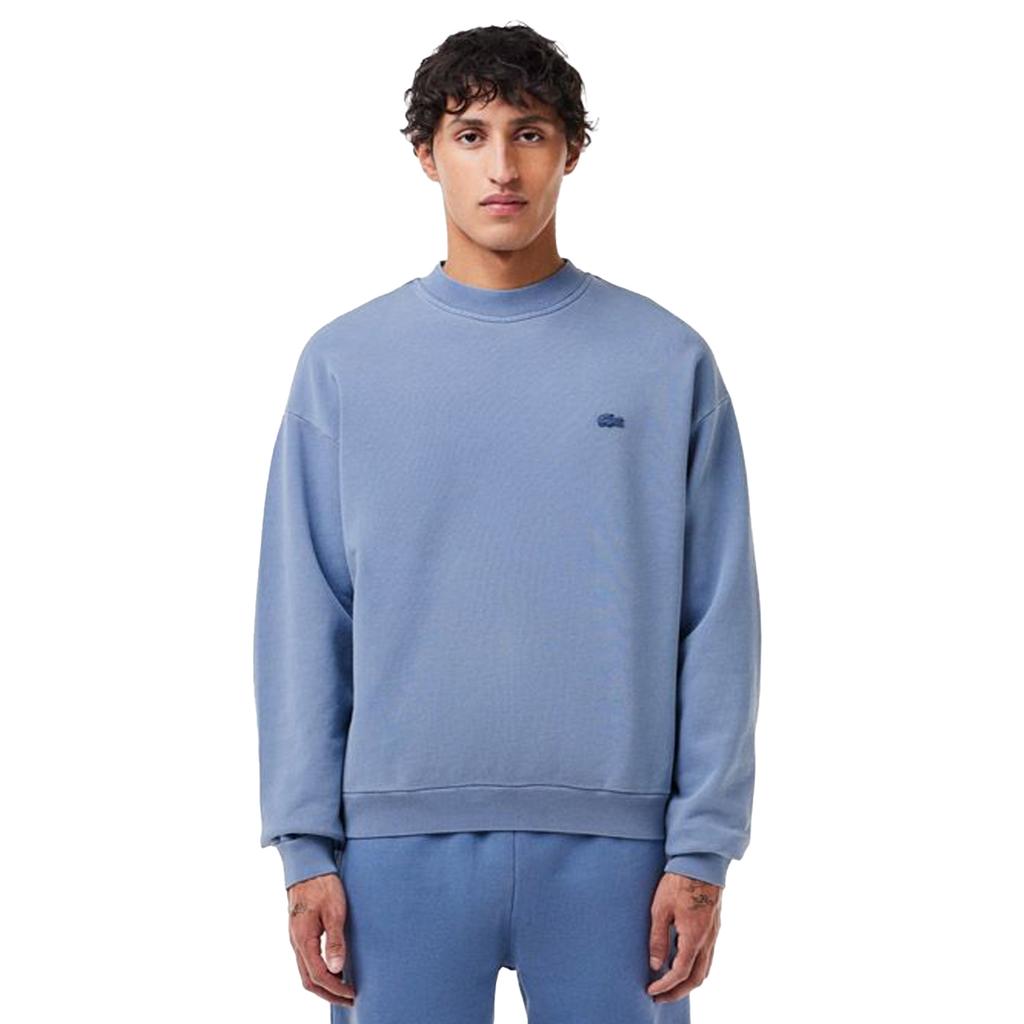 Lacoste Herren Sweatshirt mit Naturfärbung und lockerer Passform