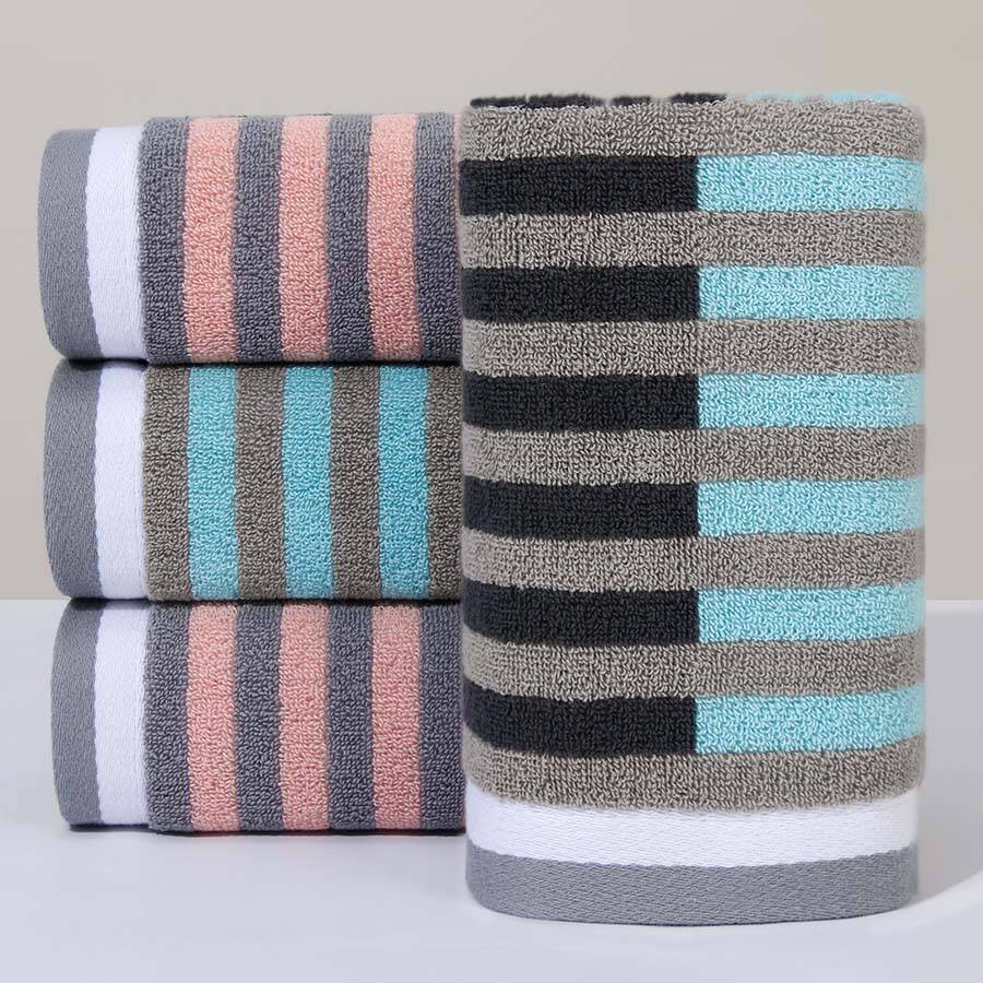 1 bucată prosop din bumbac jacquard îngroșat, moale, absorbant de apă, prosop de uz casnic pentru adulți, prosop cu uscare rapidă din bumbac, prosop de față pentru copii, clasa A