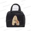 Lustige Cartoon-Capybara-Alphabet A-Z Tragbare Lunchtasche Damen Multifunktionale Isoliertasche Outdoor Kinder Bento Lunchtaschen