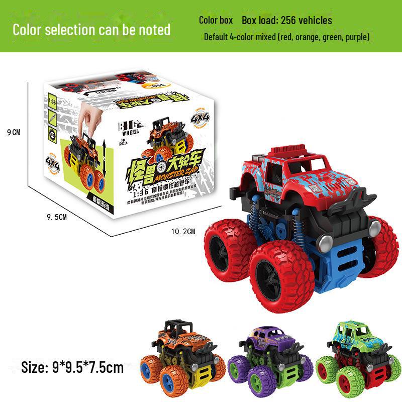 Children's Dinosaur Inertia Car: Four-Wheel Drive Off-Road Toy