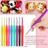 DIY Lace Blanket Weaving Tools 59Pcs/Set Crochet Kit, Ergonomic Hooks Yarn Accessories Set Knitting Supplies for Beginners with Storage Bag, Complete