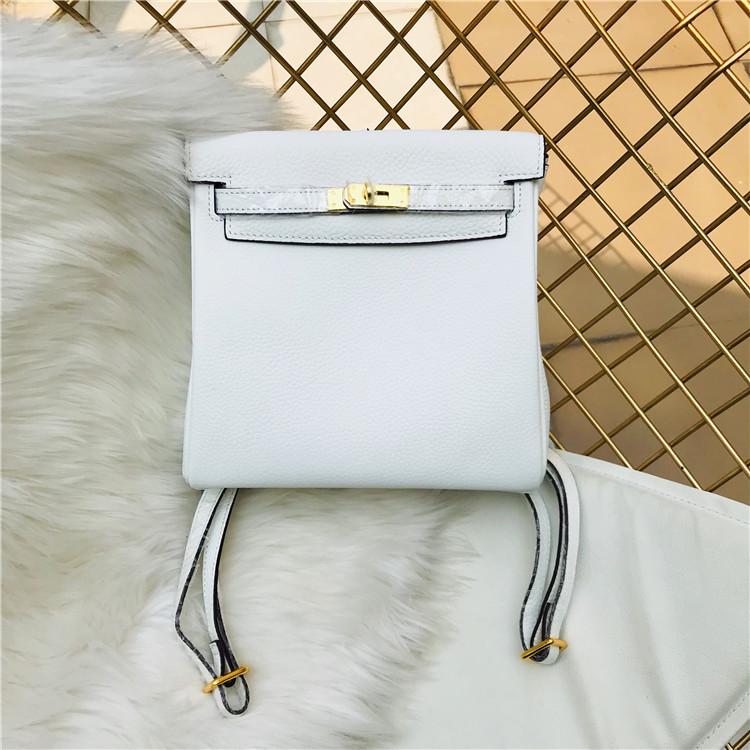 

Интернет-знаменитости с той же новой сумкой Kelli 2024 года, повседневная универсальная, первый слой коровья кожа, рисунок личи, рюкзак, женская сумка