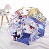 1 Stück Outdoor-Regenschirm mit Anime-Charakteren - Automatisches Öffnen/Schließen, Tragbares 3-fach faltbares Design, 8-Speichen-Eisenrahmen - Perfektes Geschenk für Fans, Reise