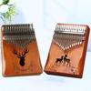 Lydesy Kalimba Thumb Piano Kit 17Keys Manual Tuned Calimba Portable Finger Piano Birthday Festival Gifts For Kids Adult Beginner