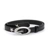 Punk Star Belt Metal Vintage Gothic Men Women Y2K Belt Pu Leather Waistband Jeans Pants Decorative Belt