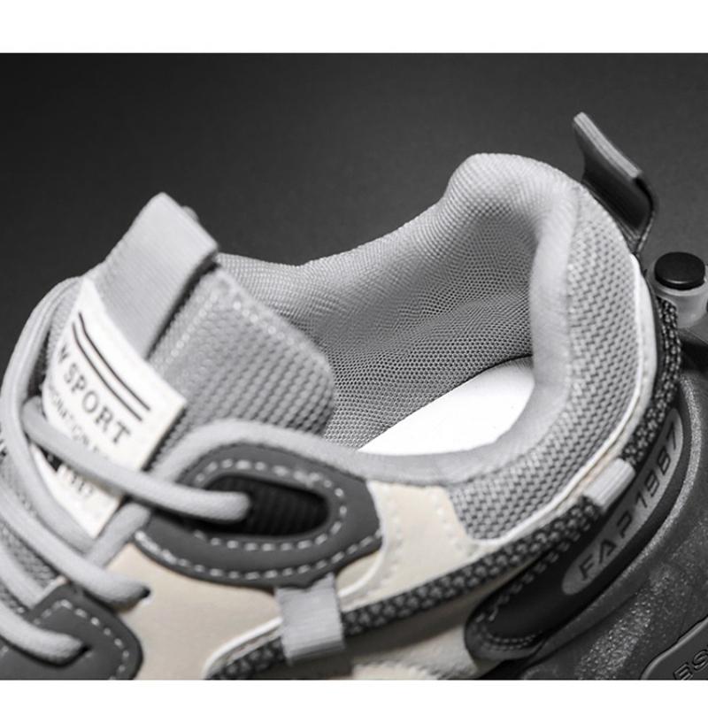Men's Shoes Autumn Breathable Mesh Sports Shoes Sneakers Trend Versatile Height Increasing Casual Anti Slip Running Shoes