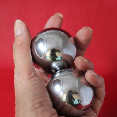 1 paire de ballons de fitness pour les doigts Baoding Ball, entraînement musculaire des articulations rotatives, réduction du stress et soins de santé