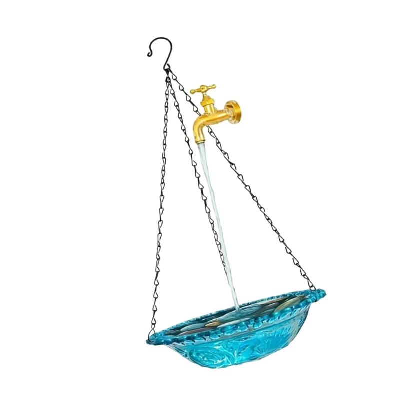 Outdoor Bird Waterer Hanging Bird Feeder with USB Power and Easy Installation for Garden Bird Enthusiasts
