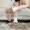 Augustus Snow Boots Women's Autumn and Winter 2025 New Fleece Thickened Outer Wear Flat-soled Cotton Shoes Platform Bread Shoes
