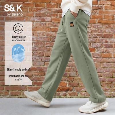 Baleno Men's Straight-Leg Loose Fit Casual Pants