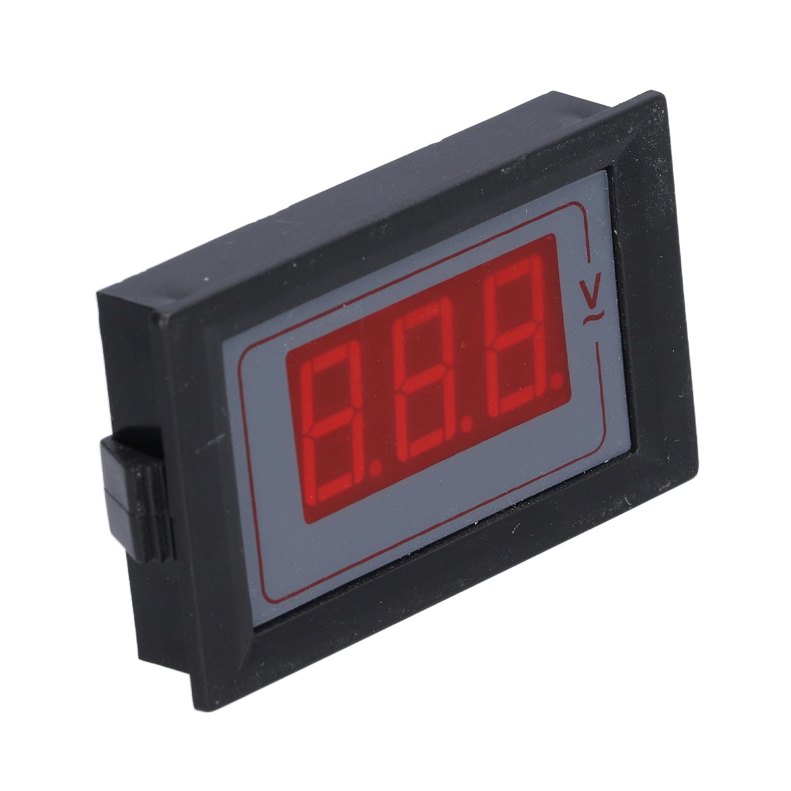 

Digital Voltmeter LED Display 2 Wire Voltage Gauge Tester Meter 50‑500V for AC 5035‑V