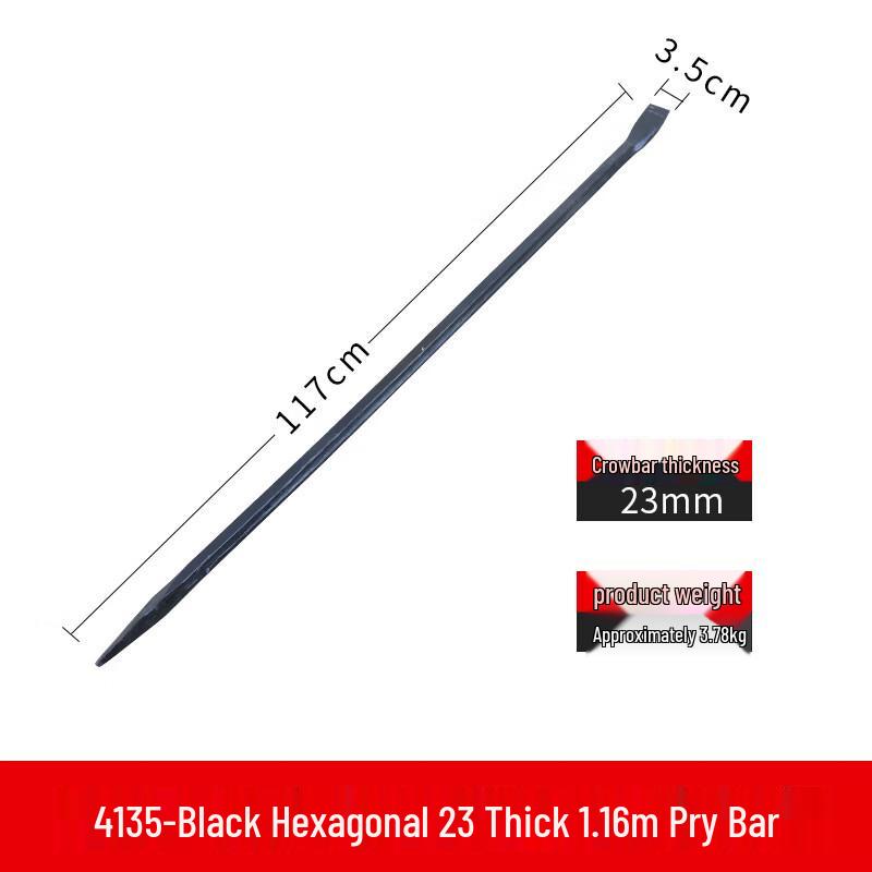 Heavy-Duty Ice Breaking Chisel and Crowbar