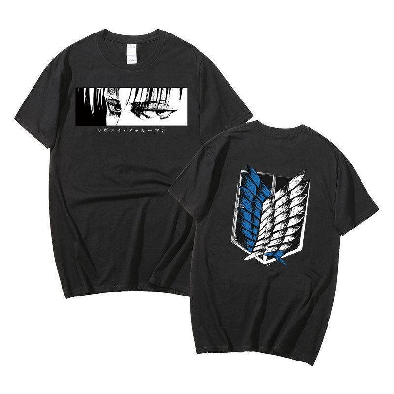 Japanese Anime T Shirt Scouting Legion Clothes Shingeki No Kyojin Tee Shirt Attack On Titan Giant Short-sleeve T-shir Unisex Women