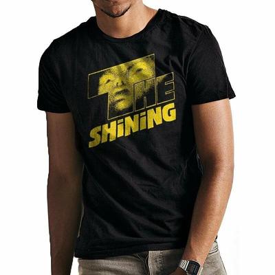T-shirt Unisex The Shining Logo Giallo Nero