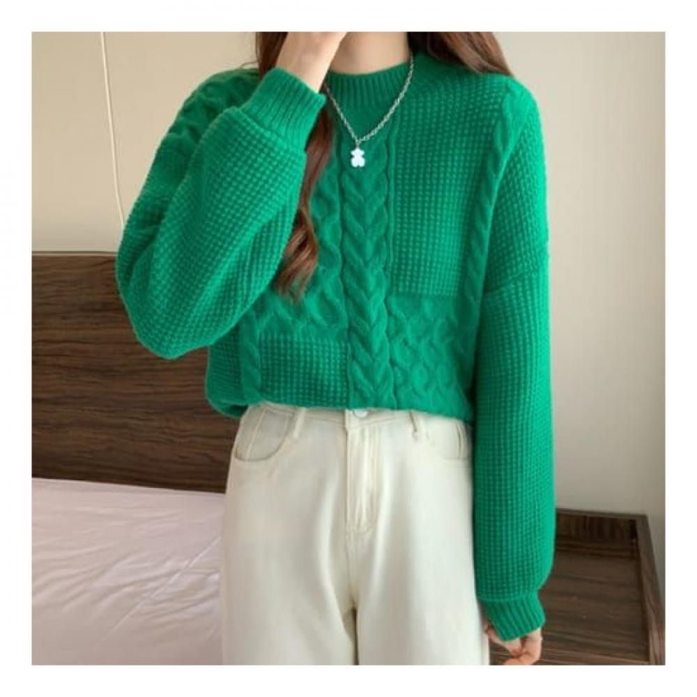 Navava Knit Sweater Long Sleeve Round Neck Nk1675