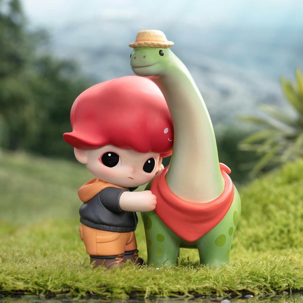POP MART DIMOO Jurassic World Series Blind Box Figures, Random Design Action Figures, Holiday Birthday Gifts, Single Box