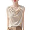 Summer New Sleeveless Solid-color Pull-down Top and Vest