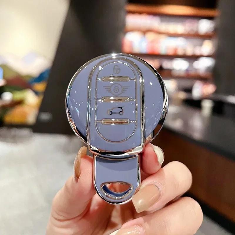 Tpu Car Key Case Cover Fob Keychain Accessories For Bmw Mini Cooper Keyring Countryman F54 Clubman F55 Hardtop F56 F57 F60