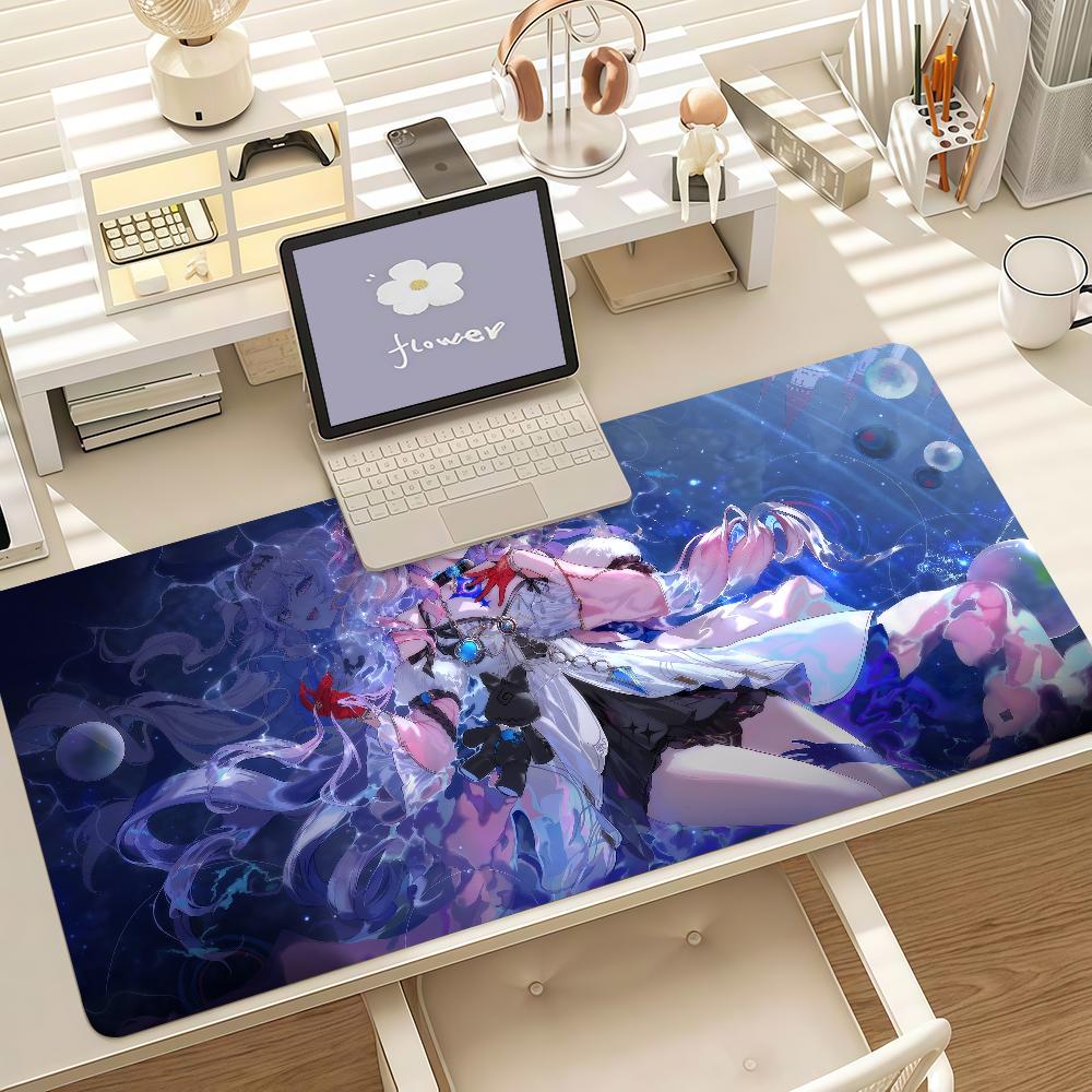 Game Wuthering Waves Denia Mouse Pad Anti Slip Rubber Edge Locked Thickened Laptop Gaming Desk Mat