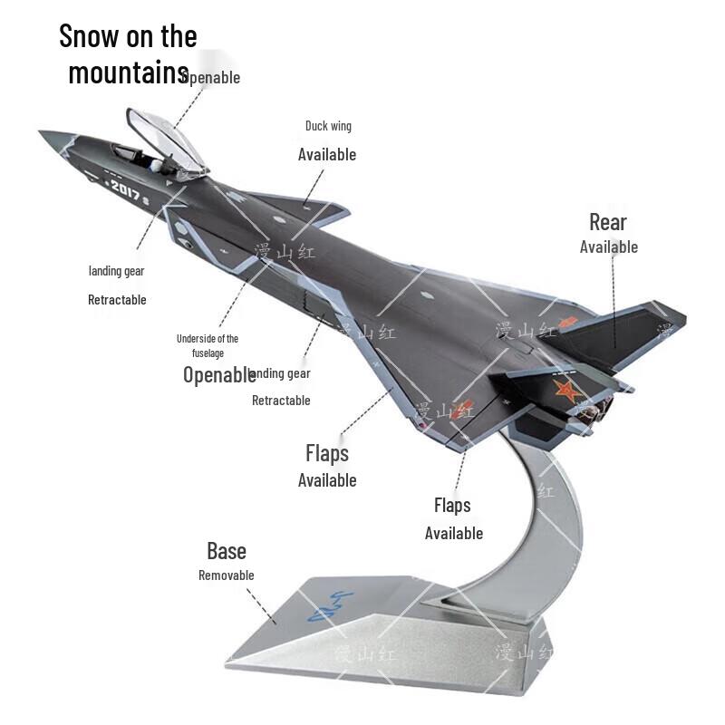 Manshanhong 1:48 Scale Fighter Jet Models