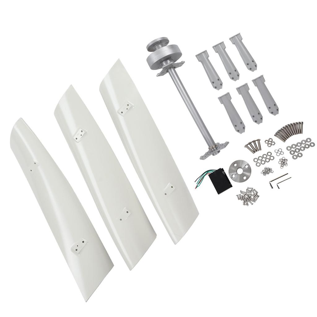 Maglev Vertical Wind Turbine 300W Aerodynamic GFRP Blade Low Torsion Vibration Quiet Wind Power