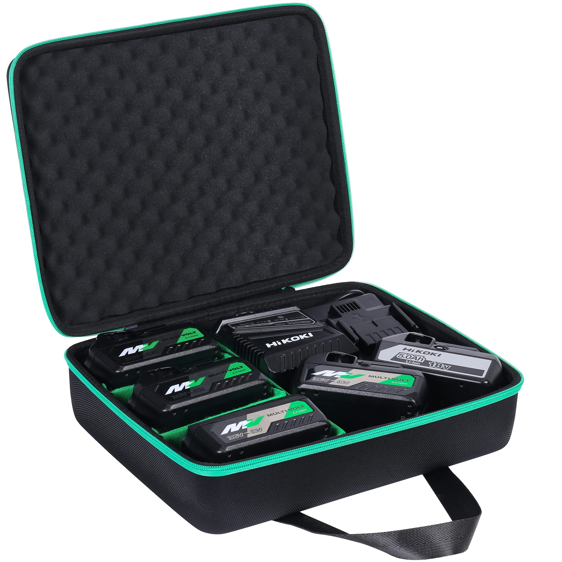 HiKOKI formerly Hitachi Koki Lithium-ion Battery Storage Case Case Only - Holds Multiple Batteries 36V 18V 144V 12V 108V 96V 72V 36V 6060₽