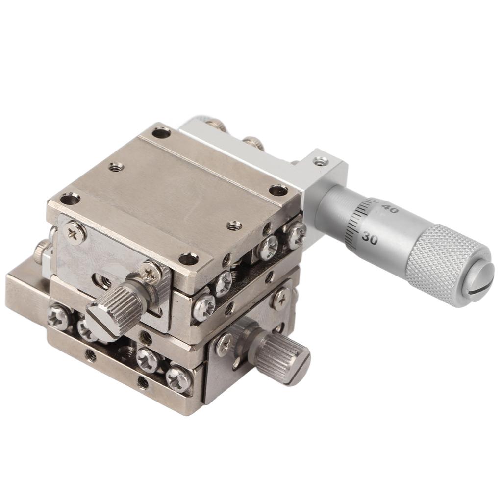 Manual XY Linear Stage Sliding Table Micrometer Trimming Platform Accurate Ball Guide Type