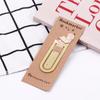 Paper Cilp Animals Japanese Cartoon Metal Bookmark Bookmark Kittens Book Mark Cat Bookmark