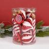 14pcs/set Candy Cane Xmas Tree Hanging Pendants Red Christmas Tree Hanging Ornaments  Natal Gift