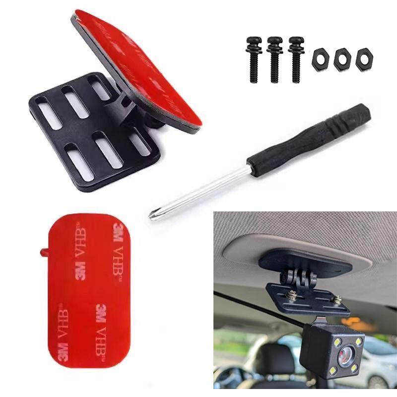 

Universal Rear Camera Mounting Bracket Dash Cam Mirror Cam Backup Camera Mount Rearview Camera Holder Back Up Camera Bracket белый