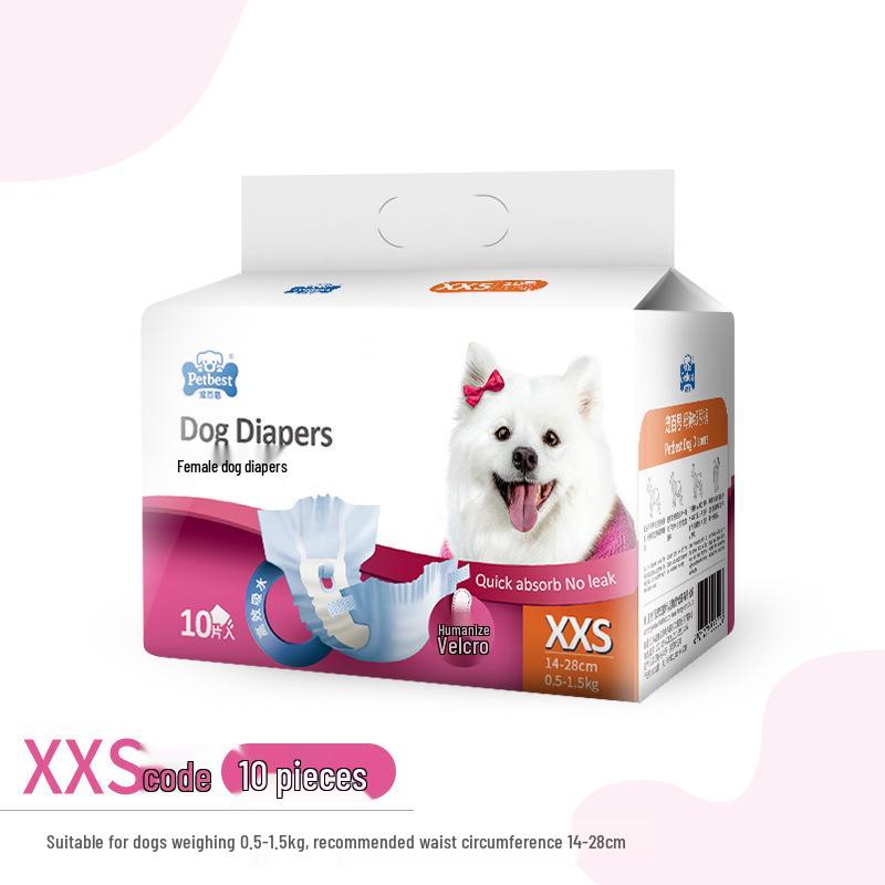 Disposable Male Dog Diapers for Teddy, Bichon Frise, and More - Pet Sanitary Underwear