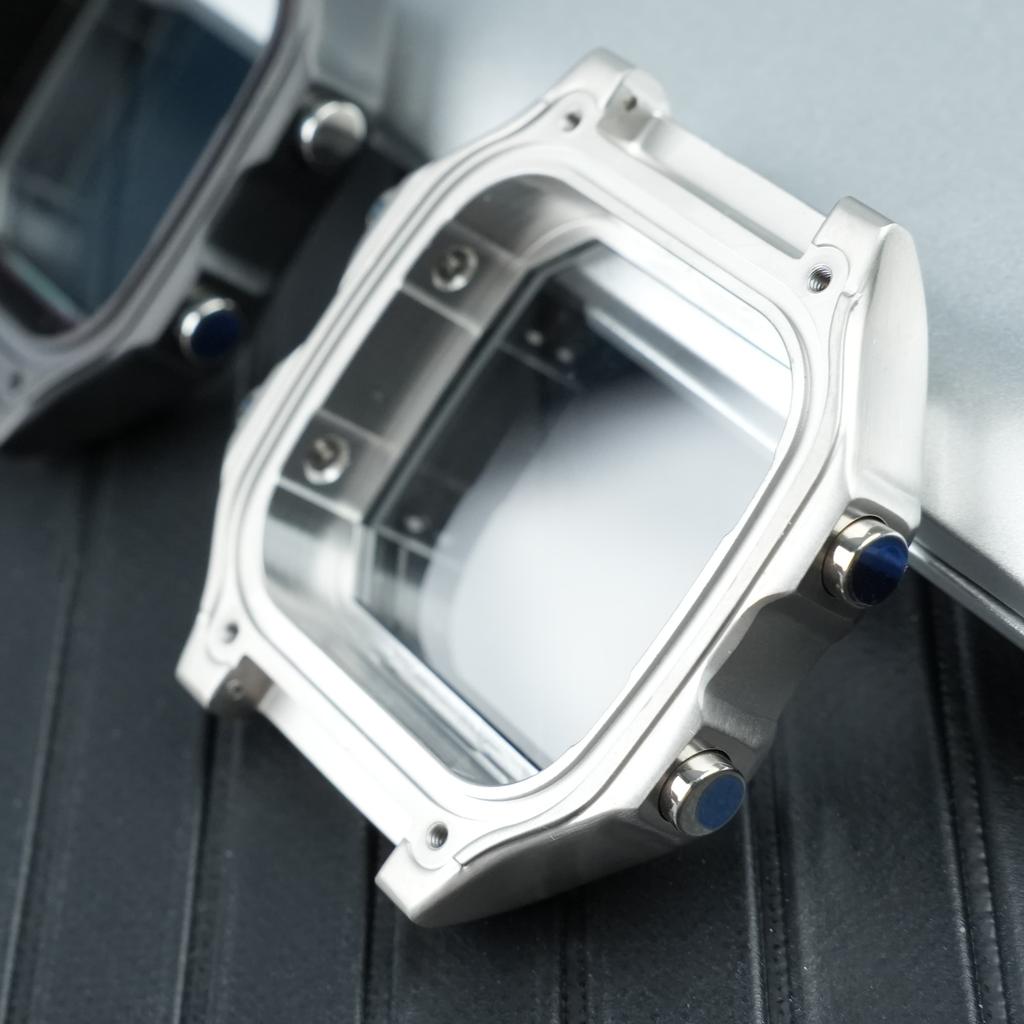 For Casio 3299 AE-1200WH Watch Case Modified AE1200 304 Stainless Steel Watch Case Metal Shell with Waterproof Ring Bezel Glass