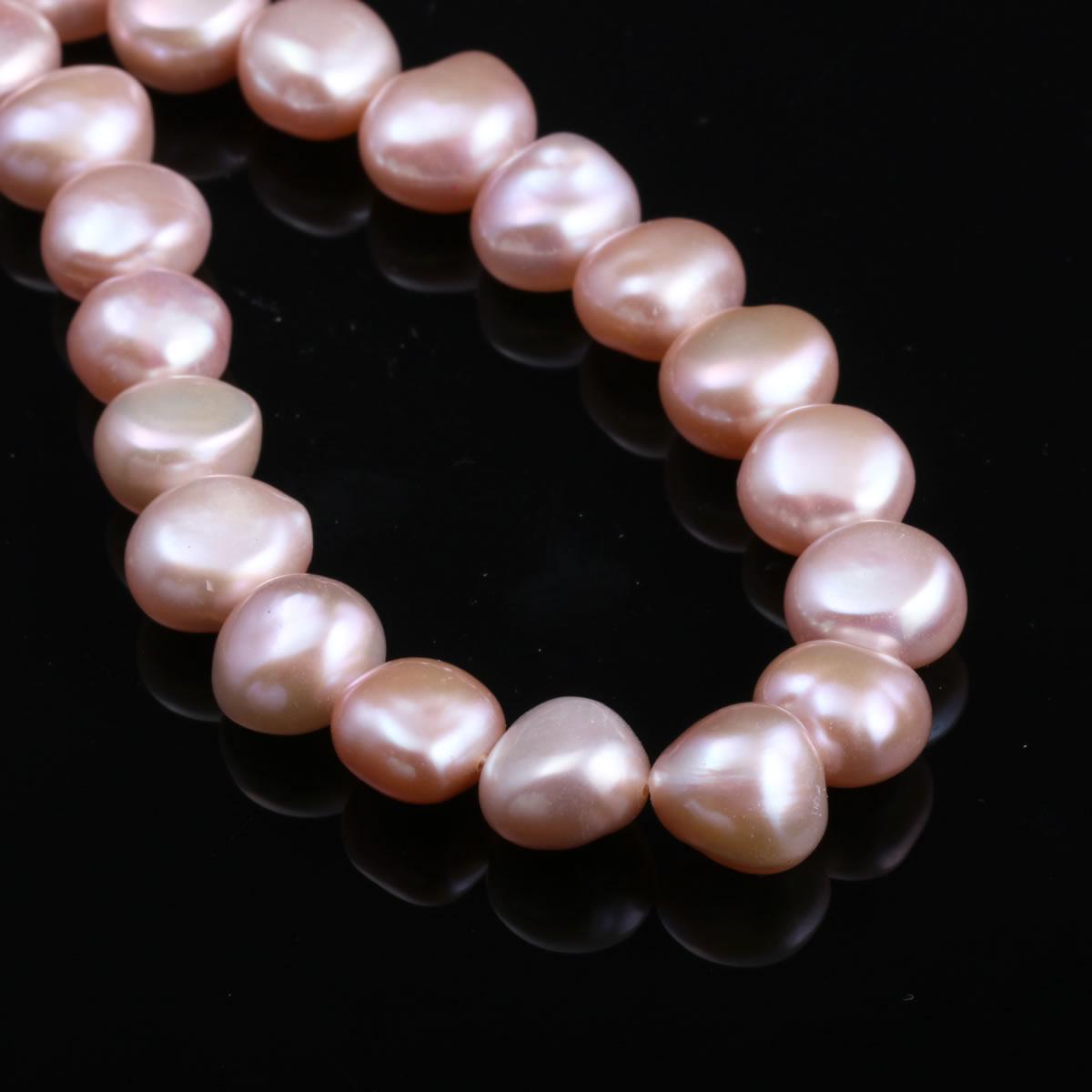 

1String, Natural Freshwater Pearls, 10-11 Mm Nugget Pearl Beads for Jewelry Making DIY Necklace Supplies, Birthday Party Gifts for Women, 36cm 1String/10-11mm-36cm фіолетовий