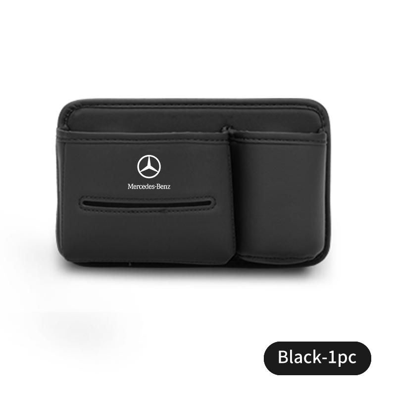 

GLC GLB Leather Car Tissue Bag Holder Center Console Armrest Napkin Box For Mercedes Benz AMG A C E S G Class W201 W210 W108 W2