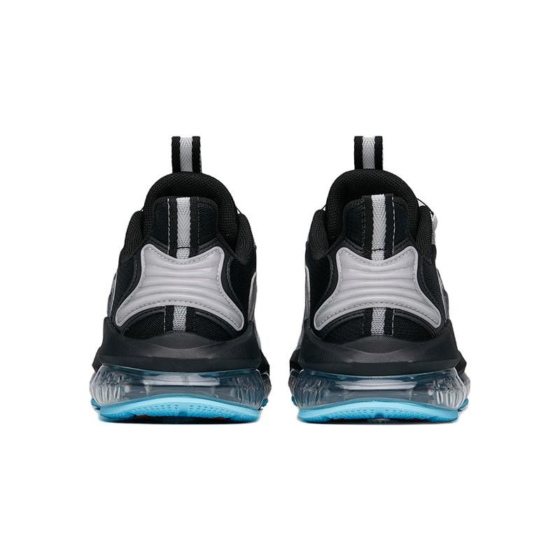 Anta Kids UFO 4.0 Non-Slip Shock Absorbing Wear-Resistant Casual Shoes Kids Shoes Silver Black Blue 312235588-12