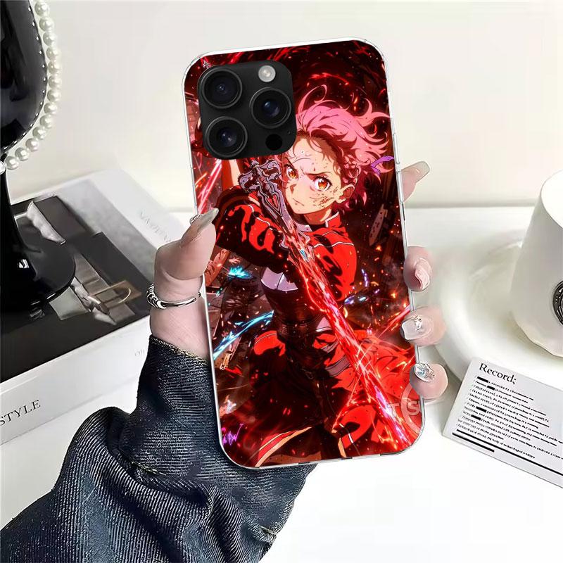 Anime Sword Art Online SAO Soft Phone Case For IPhone 11 17 Air 16E 16 Pro Max 15 + 14 Plus 13 Mini 12 Apple 7 SE 8 Fundas Coque