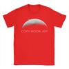 Unisex TShirts Copy Moon Joy Artemis II Space Funny Pure Cotton Tee Shirt Short Sleeve T Shirts Crewneck Tops Plus Size