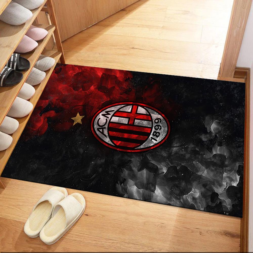 Ac Milan Floor Rug Office Rug Suitable For Hallway Foyer Kitchen Dining Room Antislip Carpet Anime Office Decor