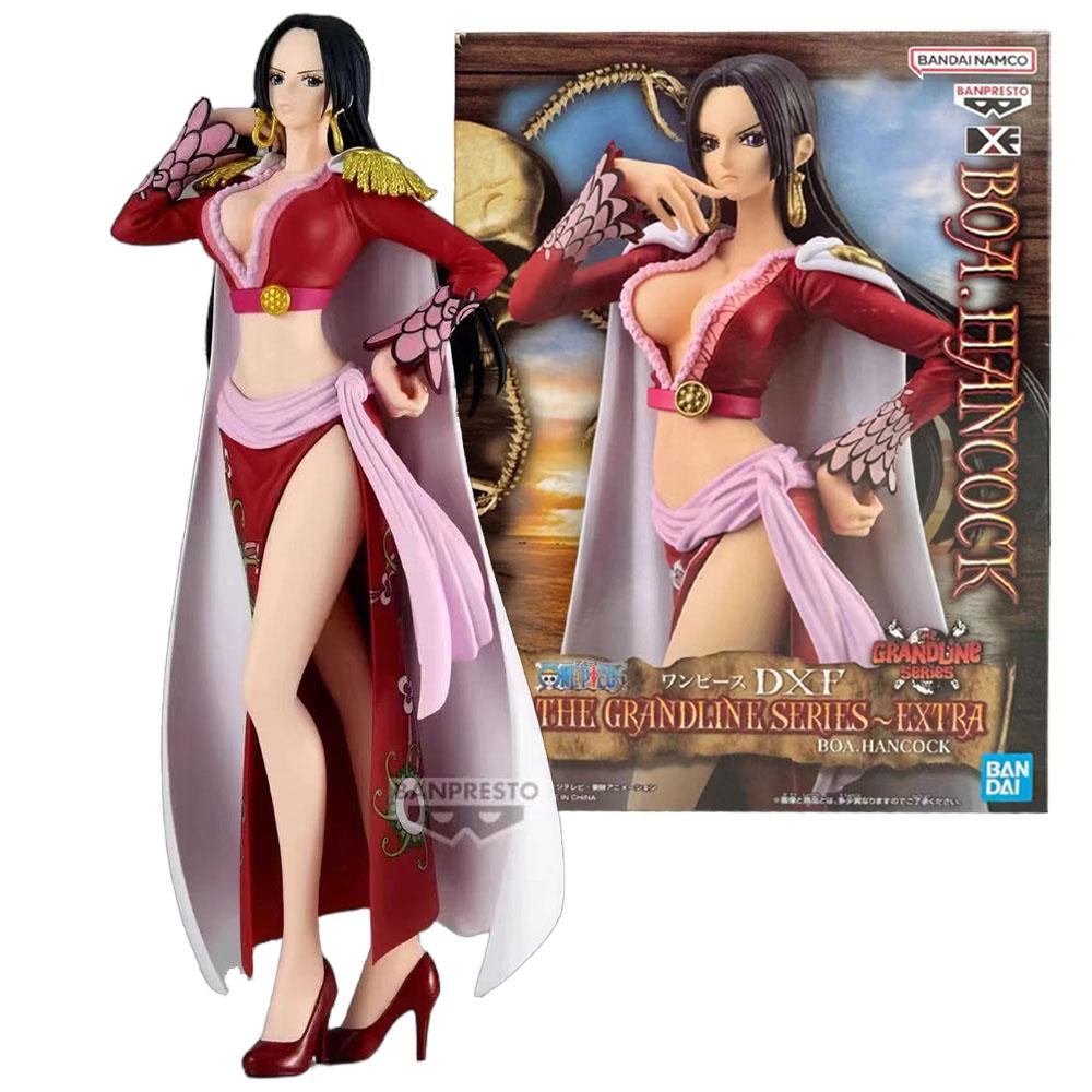 17CM Boa Hancock Figure Anime ONE PIECE Kwaii Christmas Style Different Colors Desktop Golf Model Toy Collection Ornaments PVC