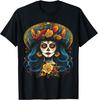 NEW LIMITED! De Los Muertos La Catrina Day of the Dead Sugar Tee - MADE IN USA