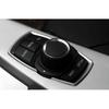 Fit For BMW X1 F48 2016-2021 Matte Silver Central Console Multimedia Frame Trim